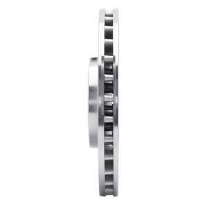 Volvo V70 Brake Rotor (1) - Front Right - R1 Concepts - Drilled & Slotted - Silver - `04-`07